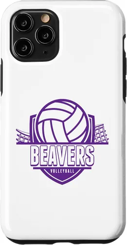 Vista 29 de Beavers Volleyball Back to School Spirit P Case for iPhone 17