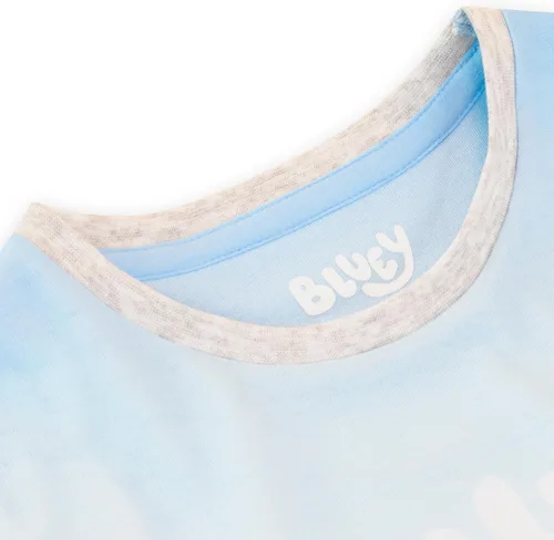 Vista 5 de Bluey Camisón Camisones de manga corta para niñas Camisón para niñas