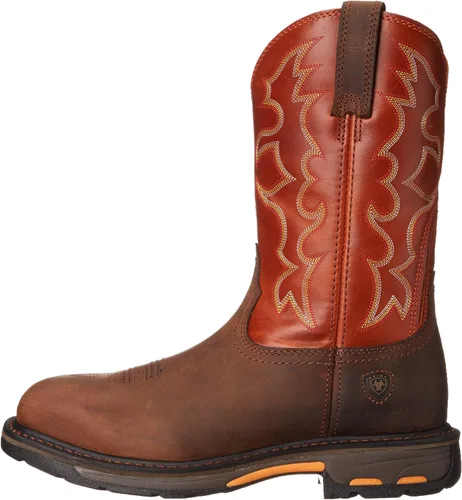 Vista 8 de Ariat Workhog - Botas de trabajo con puntera de acero para hombre