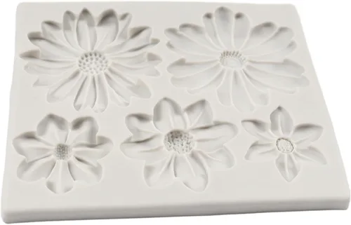 Vista 6 de Molde de silicona para flores de crisantemo para fondant de flores Estilo a