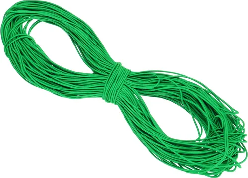 Vista 145 de PATIKIL Cuerda elástica elástica de 109 yardas (328.1 ft), cuerda elástica pesada de 0.059 in, albaricoque para manualidades, correas de gancho