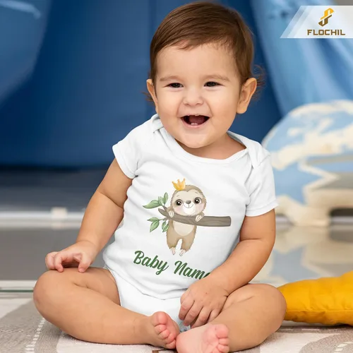 Vista 4 de FLOCHIL Mameluco de bebé personalizado, mameluco personalizado para recién nacido, bebés, el mejor regalo para niños, mameluco recién nacido