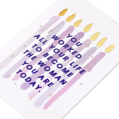 Vista 5 de American Greetings Tarjeta de cumpleaños para ella (vale la pena celebrar)