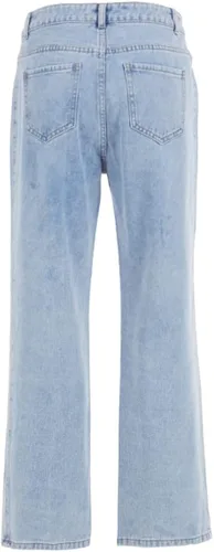 Vista 2 de Jeans clásicos de pierna recta de tiro medio para mujer
