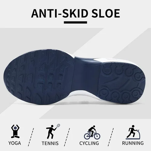Vista 5 de Zapatos deportivos de malla para mujer, zapatos antideslizantes para mujer, zapatos de meter para mujer, zapatos deportivos para mujeres, niñas