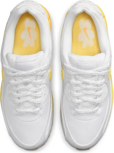 Vista 6 de Nike Zapatillas Mujer Air Max 90 SE, BlancoCitron Pulse-Alabastro, Talla 9.5, BlancoCitron Pulse-alabastro