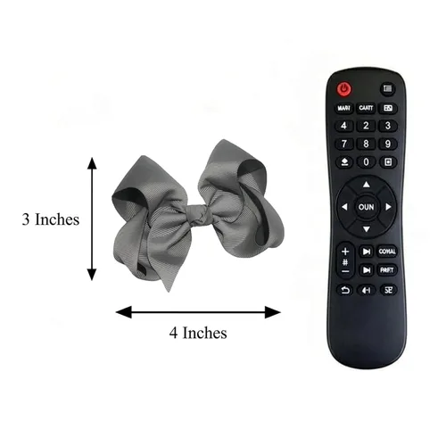 Vista 5 de WD2U - Clip de cocodrilo para el pelo de grogrén para niñas, 4 pulgadas (verde manzana)