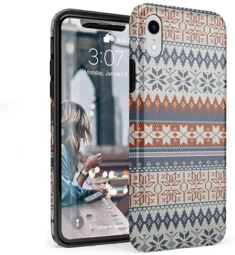 Vista 28 de Casely Funda para iPhone XR #GRLPWR Triple amenaza Diseño clásico ultra delgado