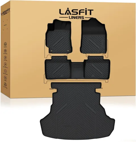 Vista 17 de LASFIT Alfombrillas de piso para Toyota Tacoma 2008-2011 Cabina de Acceso Transmisión Automática, Forro de Piso de Ajuste Personalizado para Todo