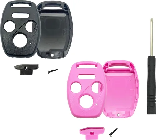 Vista 10 de Sin corte Reemplazo de funda para llave Honda 2003-2012 Accord 2005-2010 Civic 2005 2006 CR-V Pilot Ridgeline Oldyssey, llave de entrada sin llave