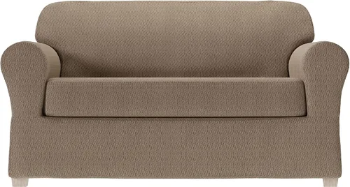 Vista 30 de Zenna Home Simply Fit - Funda elástica para sofá (1 pieza), color crudo