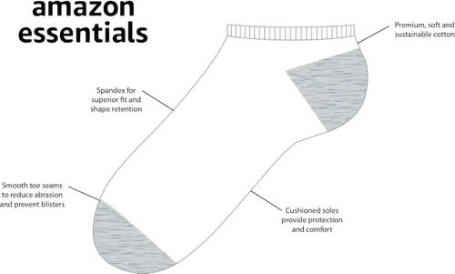 Vista 3 de Tienda Essentials Calcetines de algodón unisex para niños y niños pequeños, 14 pares