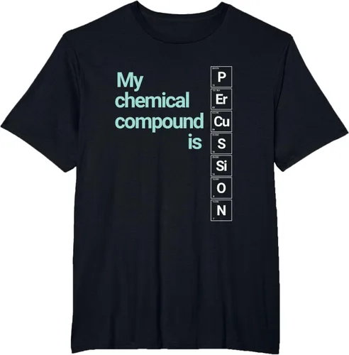 Vista 39 de Percussion Band Geek My Chemical Compound T-Shirt