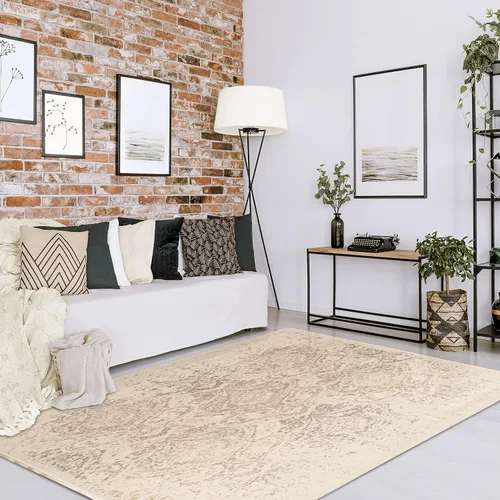 Vista 8 de Superior Alfombra de área interior con respaldo de yute, decoración moderna de piso para el hogar, pasillo, sala de estar, cubierta de suelo