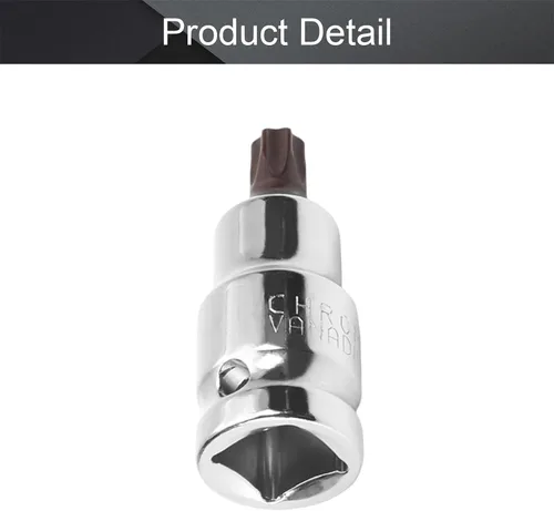 Vista 113 de Utoolmart 1/2" Drive x 0.551 in largo Hex Bit Socket, métrico, S2 y Cr-V acero 1pcs