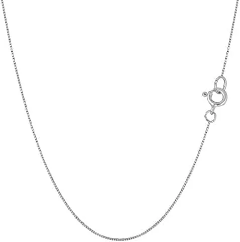 Vista 2 de Jewelry Affairs Collar de cadena de oro macizo real de 10 quilates, 0.024 in