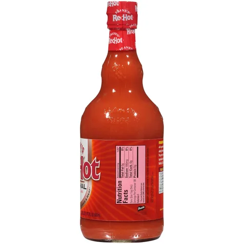 Vista 24 de Salsa de pimienta cayera Redhot Original de Frank's, 23 oz