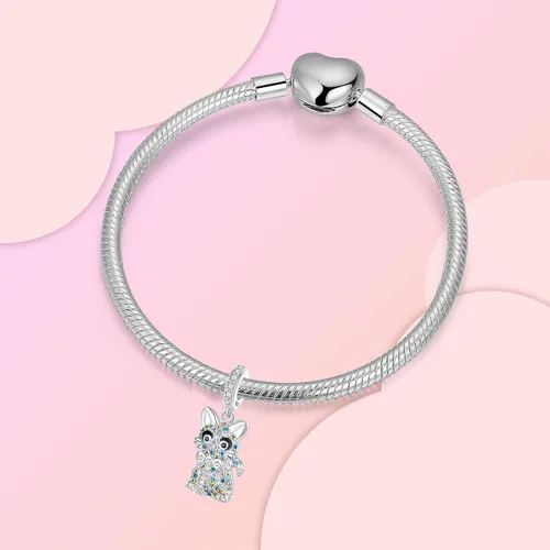 Vista 293 de Abalorios de plata de ley 925 con letras de la A ~ Z, para pulseras, collares, Día de San Valentín, Día de la Madre, joyería regalos para mujeres