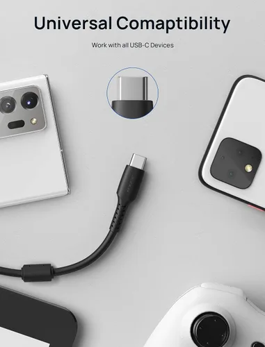 Vista 7 de JSAUX Cable de carga para controlador PS5 de 10 pies, USB C anillo magnético antiinterferencia Cable de carga rápida para controlador PS5 DualSense