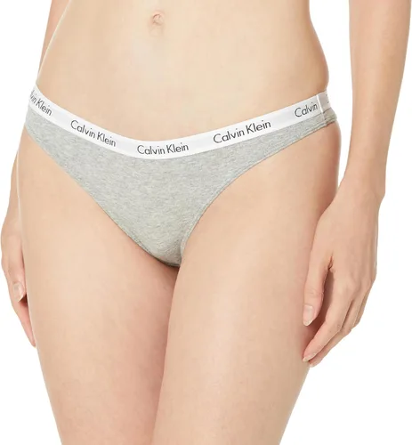 Vista 2 de Calvin Klein - Carousel Tanga de algodón con logo para mujer
