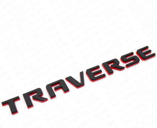 Vista 6 de 1 placa de identificación con emblema 3D de repuesto para Traverse (cromado)
