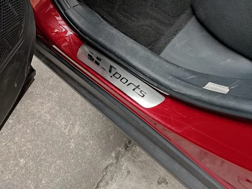Vista 2 de Protector de rasguños para umbral de puerta de automóvil, compatible con Nissan Altima Kicks Rogue Sentra 2019-2023, accesorios para paneles