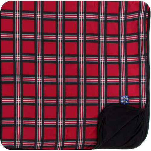 Vista 3 de KicKee Pants Manta estampada para niños pequeños, casas de Amazon, talla única