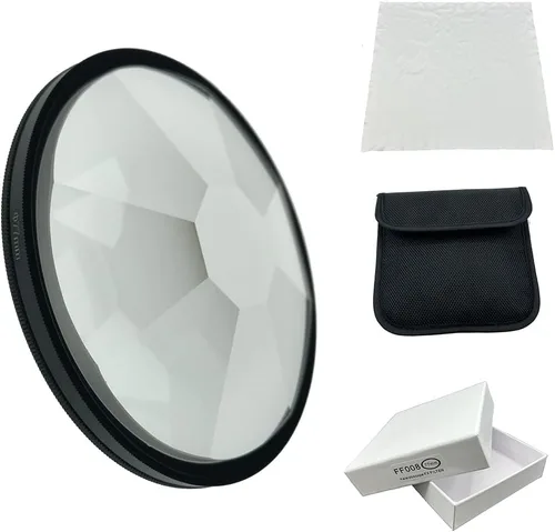Vista 6 de Filtro de cámara prisma de vidrio caleidoscopio de mano de 3.031 in Número variable de sujetos Accesorios de fotografía SLR