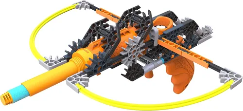 Vista 4 de K'NEX K-Force Battle Bow Build and Blast Set, azul, para 8-15 años