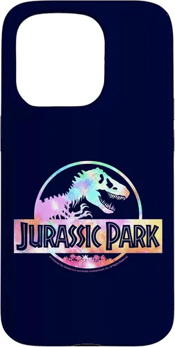 Vista 14 de Funda con logotipo para iPhone 16 Jurassic Park Tie Dye Fill