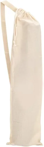 Vista 6 de Mayatra - Funda para esterilla de yoga orgánica grande, 100% algodón, ligera, lavable, con correa ajustable, unisex