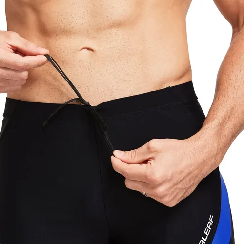 Vista 4 de BALEAF Traje de baño deportivo de pierna cuadrada para hombre