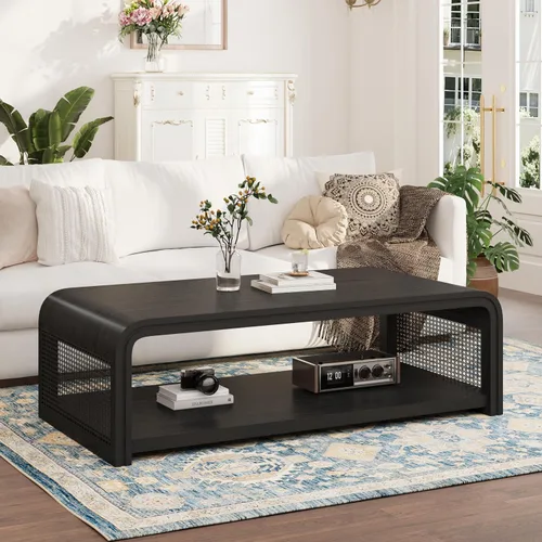 Vista 29 de WILLIAMSPACE 11.81" Square Wood Side Table for Living Room, No Assembly 11.81"*19.69"h-gray Textured