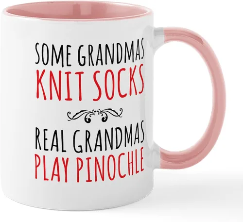 Vista 73 de CafePress Euchre Champ Mugs Taza de café de cerámica de 11 oz (11.0 fl oz)
