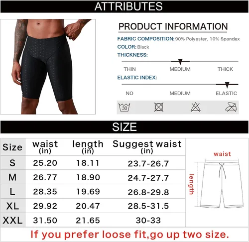 Vista 7 de BROKIG Traje de baño para hombre, escalas reflectantes de resistencia, pantalones cortos de natación de regazo, traje de baño de entrenamiento
