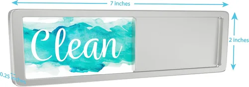 Vista 6 de Imán deslizante para lavavajillas Aqua & Gray - Imán deslizante para lavavajillas, fuerte y sucio limpio, para lavavajillas, accesorios de cocina