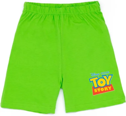 Vista 4 de Disney Toy Story - Conjunto de pijama para niños Camiseta y pantalones cortos Buzz Lightyear Hero para niños, ropa de dormir de película, regalo