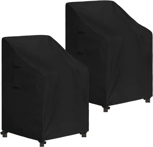 Vista 21 de Easy-Going Funda para Silla de Respaldo Alto para Exteriores Resistente a Rayos UV Funda para Silla de Patio Impermeable Funda para Muebles