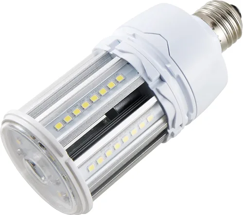 Vista 2 de Satco Bombilla LED de mazorca de maíz de 18 W, repuesto HID para iluminación de garaje y comercial, luz diurna de 5000 K, base E26, derivación