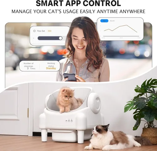 Vista 5 de Paruuntys Caja de arena automática, sensor de seguridad, control