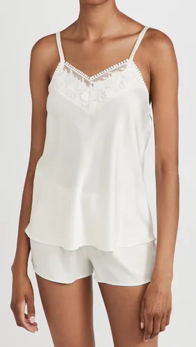 Vista 2 de Flora Nikrooz Kylie Charmeuse - Conjunto de camisola con encaje para mujer