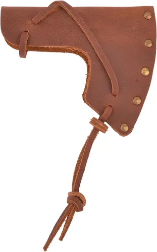 Vista 24 de Funda de cuero para hacha, cubierta de hacha de camping con cubierta segura para cabeza de hacha