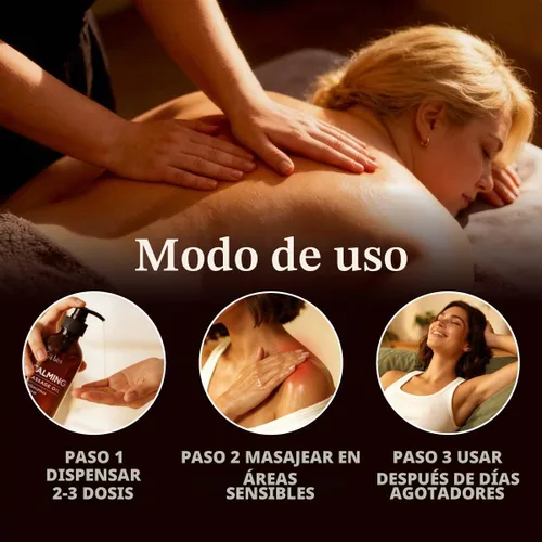 Vista 4 de Gya Labs - Aceite de masaje calmante de lavanda y manzanilla para terapia