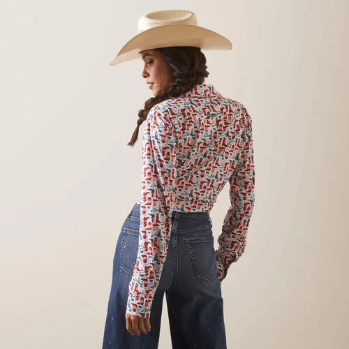 Vista 2 de ARIAT Camisa elástica Kirby para mujer