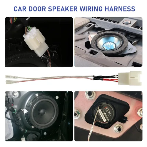 Vista 7 de Reemplazo del arnés de cableado del altavoz de la puerta del automóvil para Ford F150 Escape Focus Mustang Mazda 2 3 6 CX5 Lincoln 2011-2021