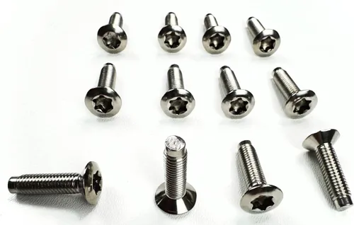 Vista 2 de Bisagra de puerta de acero inoxidable Bisagra de capó Bisagra de puerta trasera Pernos Torx para Jeep Wrangler JK 2007-2018 - 12 PC