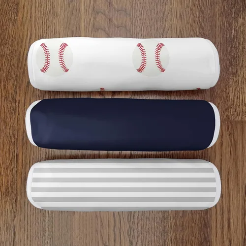 Vista 4 de Sweet Jojo Designs Béisbol Sports - Paños absorbentes para eructos para bebé recién nacido, rojo y blanco americana, paquete de 3 paños para baba