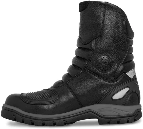 Vista 3 de WORKLAND 77418 Motorcycle Boots for Men - Work Boots For Men - Combat Tactical Mens Boots - Biker Boots for Touring, Sports - Full Leather
