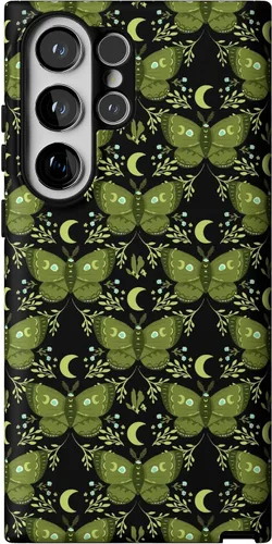 Vista 196 de Casely Funda para Galaxy S9 Postura de cadáver Yoga de esqueleto Diseño protector delgado esencial de doble capa