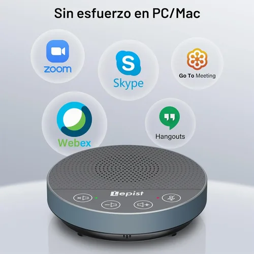Vista 7 de Altavoz USB Plug & Play, micrófono de conferencia para oficina